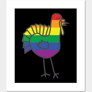 Thanksgiving Turkey Pride Posters and Art